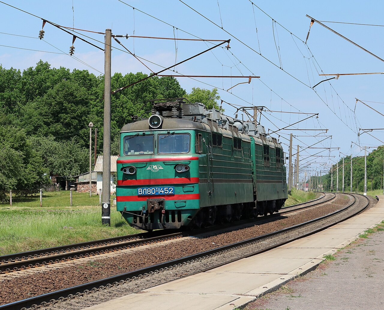 Вантажний електровоз української залізниці